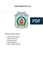 Pembuatan Tape