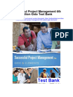 Successful Project Management 6Th Edition Gido Test Bank Full Chapter PDF