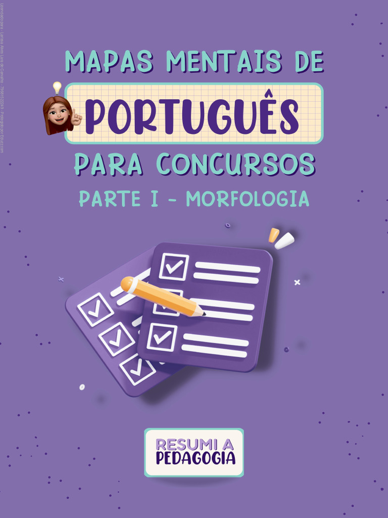 Mapas Mentais de Portugues Morfologia | PDF