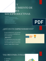 Gestión y Establecimiento de Entidades Socioproductivas