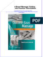 EBOOK Outcome Based Massage Putting Evidence Into Practice Third Edition Download Full Chapter PDF Kindle