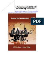 Income Tax Fundamentals 2012 30Th Edition Whittenburg Test Bank Full Chapter PDF