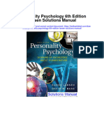 Personality Psychology 6Th Edition Larsen Solutions Manual Full Chapter PDF