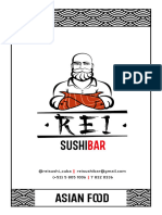 Menu Rei Sushi