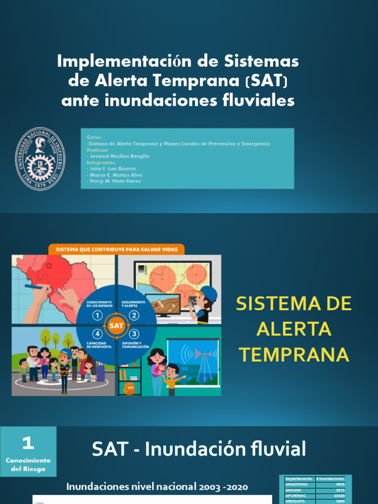 Sistemas de Alerta Temprana para Inundaciones | PDF