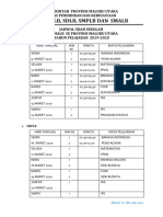 Jadwal Ujian 2020