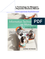 Information Technology For Managers 2Nd Edition Reynolds Solutions Manual Full Chapter PDF