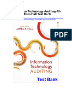 Information Technology Auditing 4Th Edition Hall Test Bank Full Chapter PDF