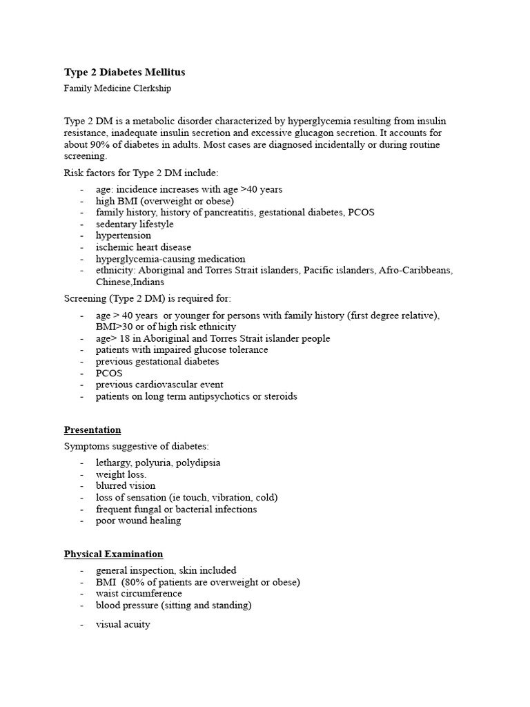 Understanding Type 2 Diabetes Mellitus | PDF | Diabetes | Hyperglycemia