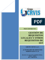 CRVIS-SST-P-04 Procedimiento Requisitos Legales