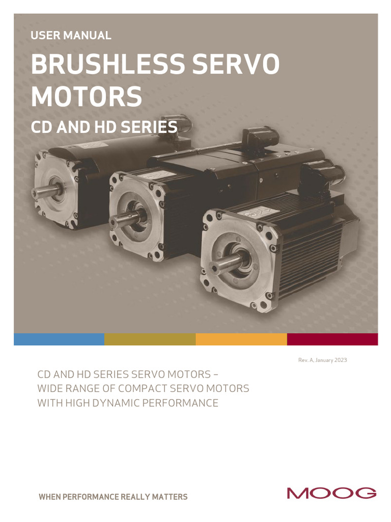 CD66707 Moog Brushless Servo Motors User Manual en 0123 PDF