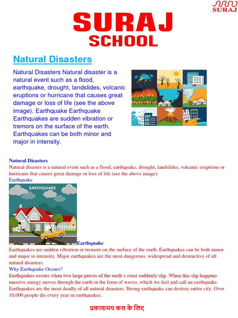 Natural Disasters Pdf