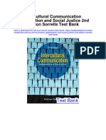 Intercultural Communication Globalization and Social Justice 2Nd Edition Sorrells Test Bank Full Chapter PDF