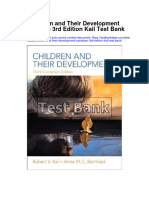 Ebook Children and Their Development Canadian 3Rd Edition Kail Test Bank Full Chapter PDF