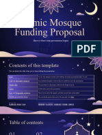Islamic Mosque Funding Proposal by Slidesgo