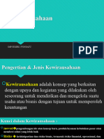 Materi B, Pengertian & Jenis Kewirausahaan