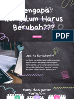 Mengapa Kurikulum Harus Diubah