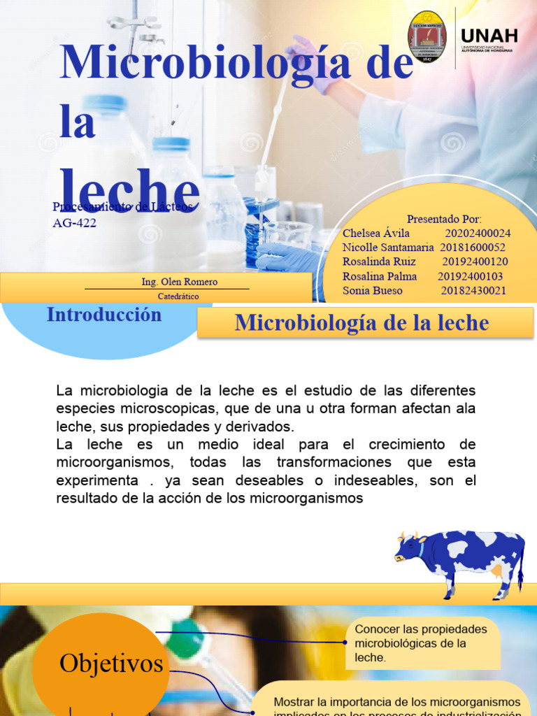 Microbiología y Contaminación de la Leche | PDF | Leche | Las bacterias