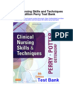 Ebook Clinical Nursing Skills and Techniques 8Th Edition Perry Test Bank Full Chapter PDF