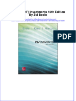 EBOOK Ebook Pdf Investments 12Th Edition By Zvi Bodie download full chapter pdf kindle