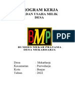 Program Kerja Milik Desa