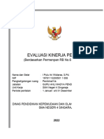 Contoh Evaluasi Kinerja Pegawai Guru