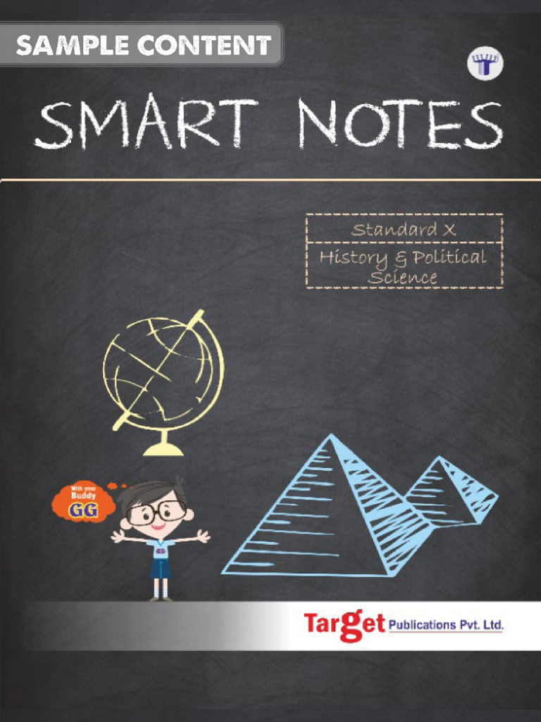 Sample Smart Notes 10th History Target Publication | PDF