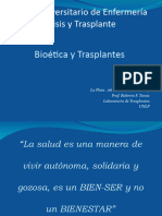 Bioetica y Trasplantes