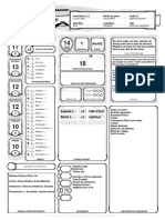 Ficha Automaticamente D&D - Alta Elfa Guerreira