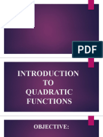 intro to quadratic functions