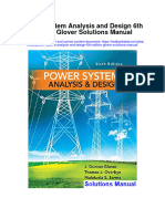Power System Analysis and Design 6Th Edition Glover Solutions Manual Full Chapter PDF