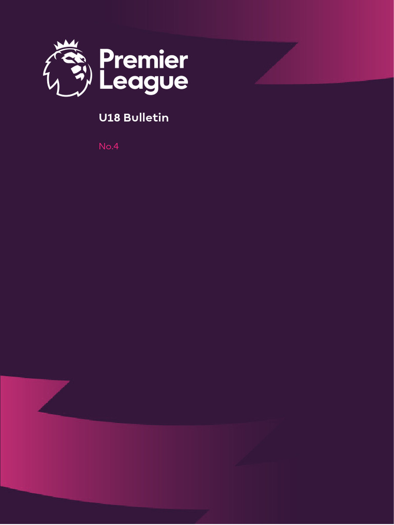U18 weekly bulletin 2023 24 4 pdf english football league