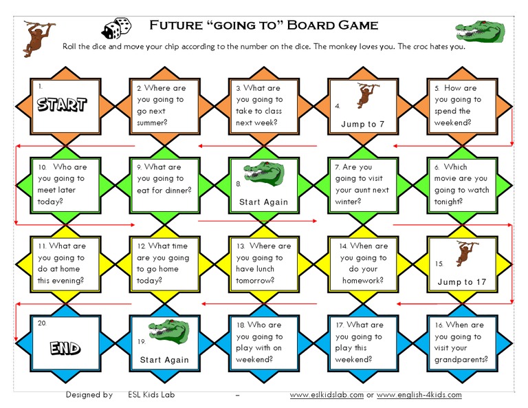 Going To Board Game PDF