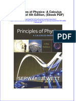 EBOOK Principles of Physics A Calculus Based Text 5Th Edition Ebook PDF Download Full Chapter PDF Kindle