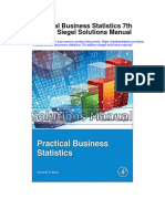 Practical Business Statistics 7Th Edition Siegel Solutions Manual Full Chapter PDF