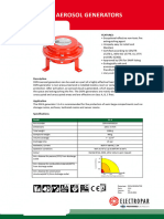 DSPA 11-4 Aerosol Generator Data Sheet