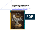 Practical Financial Management 7Th Edition Lasher Test Bank Full Chapter PDF