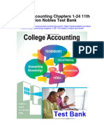 Download ebook College Accounting Chapters 1 24 11Th Edition Nobles Test Bank full chapter pdf
