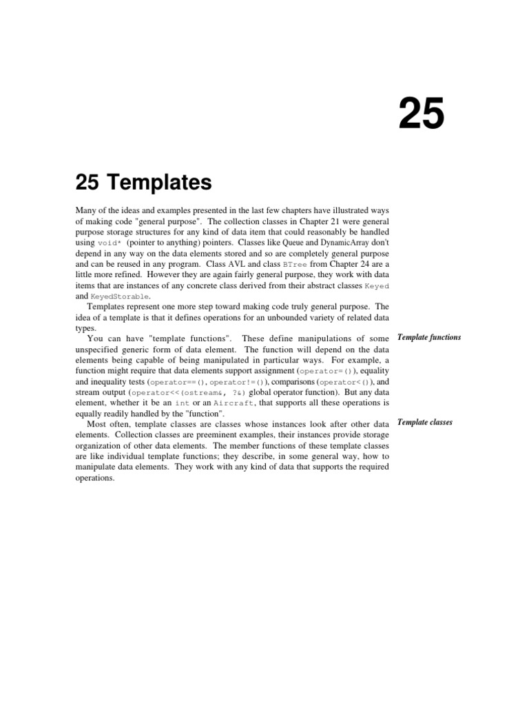 C++ Templates: An Introductory Guide | PDF | Computers