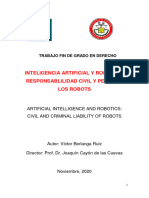 Inteligencia Artificial y Robótica - Responsablilidad Civil y Penal de Los Robots