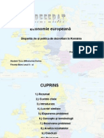 Disparitati La Nivel Regional in Romania