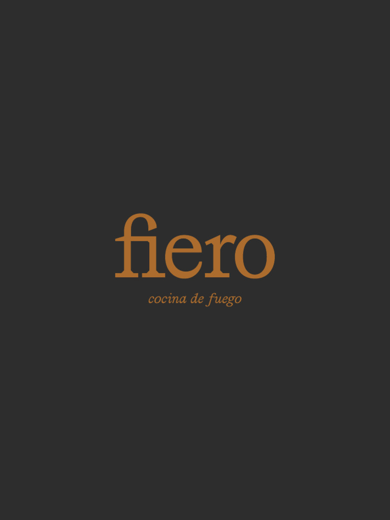 Menú del Restaurante Fiero Bogotá | PDF
