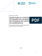 Bases Consurso - MODULO DE VIVIENDA