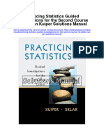Practicing Statistics Guided Investigations For The Second Course 1St Edition Kuiper Solutions Manual Full Chapter PDF