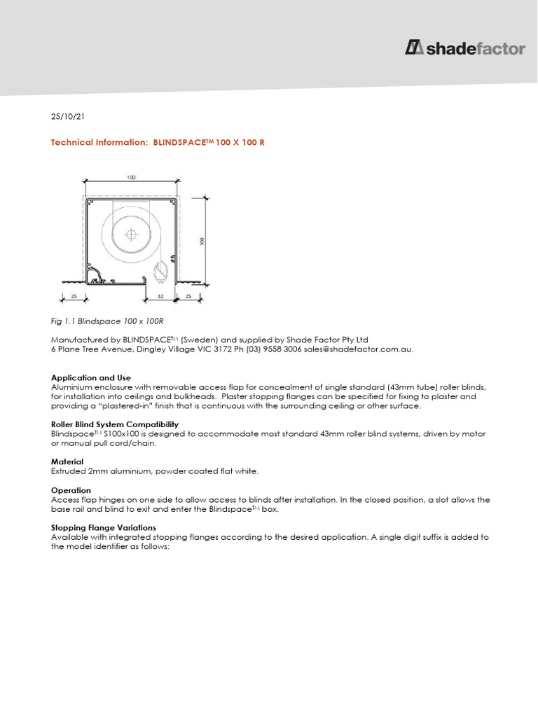 Roller Blind Concealment Guide | PDF | Technology & Engineering