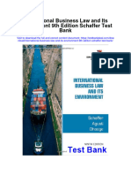International Business Law and Its Environment 9Th Edition Schaffer Test Bank Full Chapter PDF
