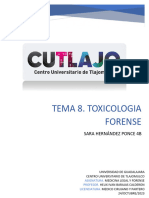 Tema 8. Toxicologia Forense - Hernandez Ponce Sara