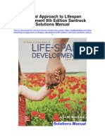 Topical Approach To Lifespan Development 8Th Edition Santrock Solutions Manual Full Chapter PDF