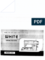 White 664 Sewing Machine Instruction Manual