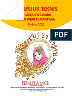 Petunjuk Teknis Pelaksanaan Putri Hijab Nusantara Update 29 September 2022